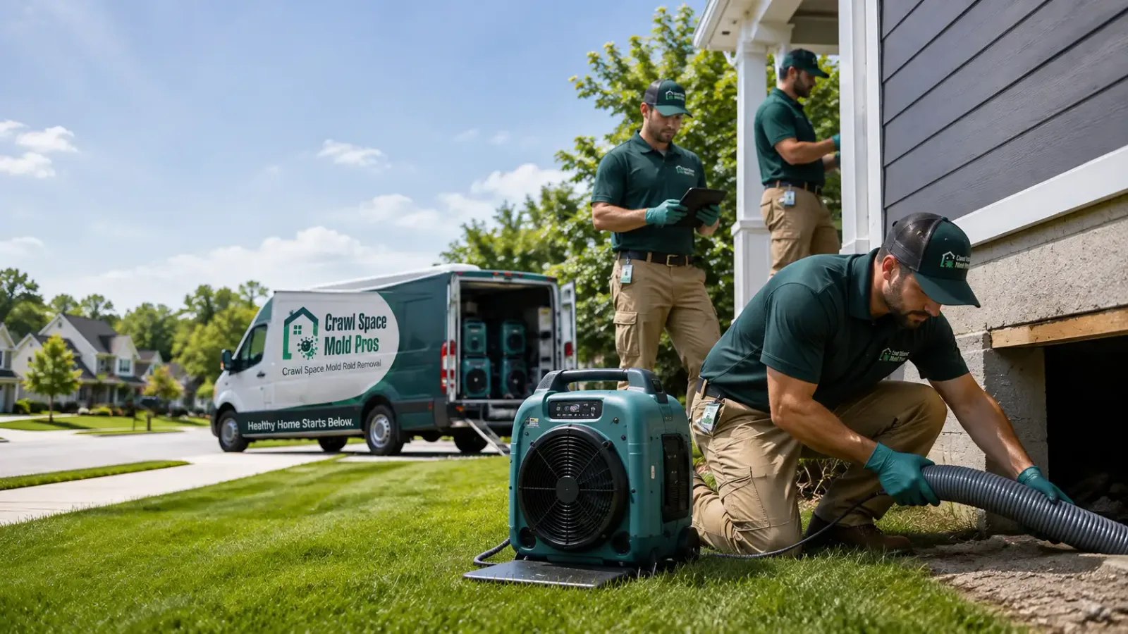 Crawl Space Mold Removal in Dahlgren, VA